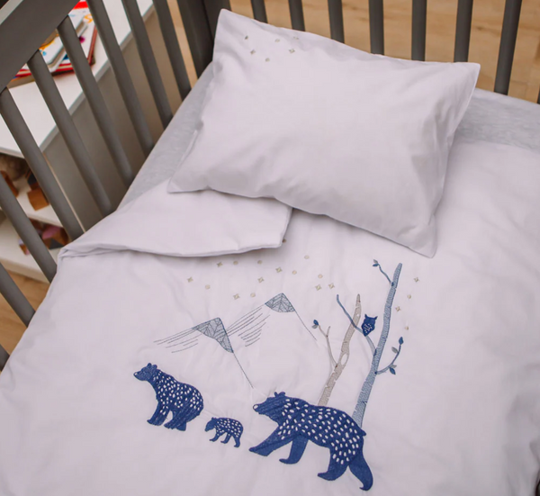 Baby Basics Cot Duvet Cover Set - Bears